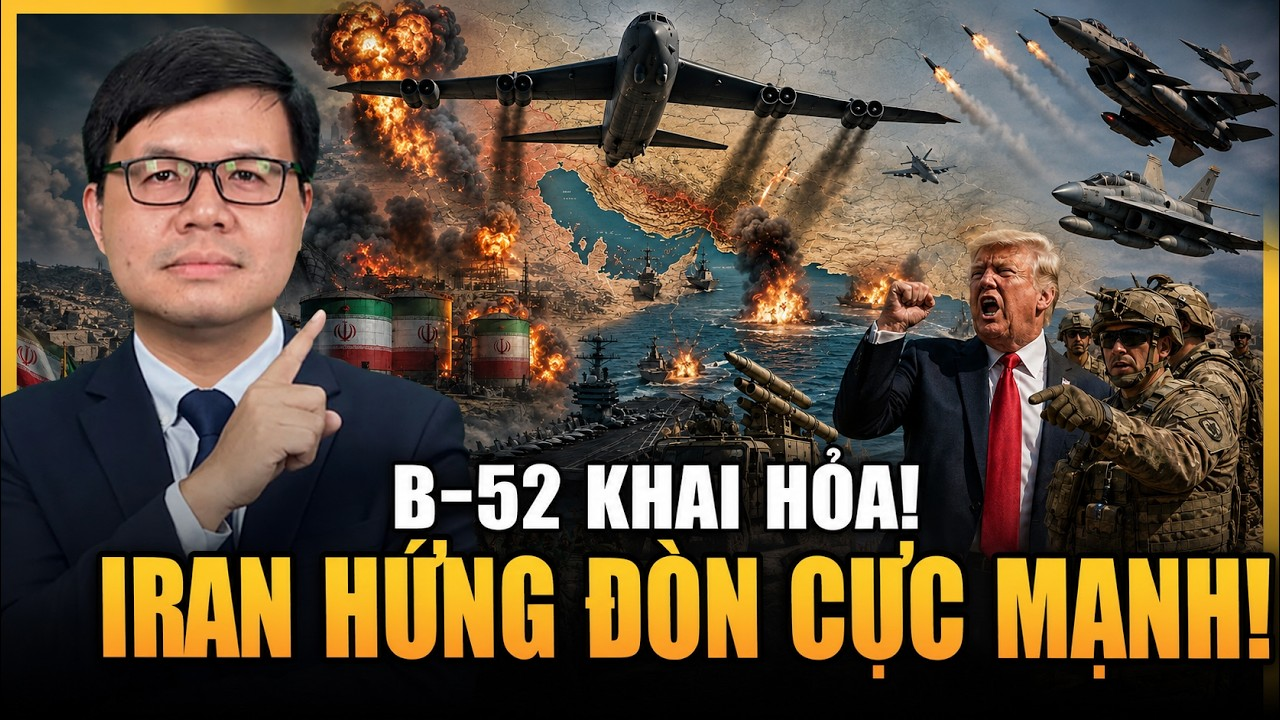 B-52, F-16 Và Growler Hợp Kích? Trung Tâm IRGC Và Kho Tên Lửa Ngầm Đồng Loạt Bị Nhắm Tới