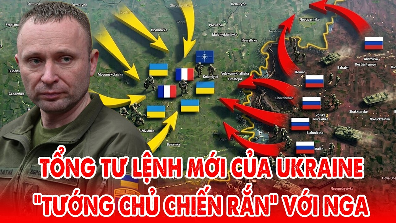 Tổng tư lệnh mới Mykhailo Drapatyi là ai, Ukraine và Nga tiếp tục leo thang?
