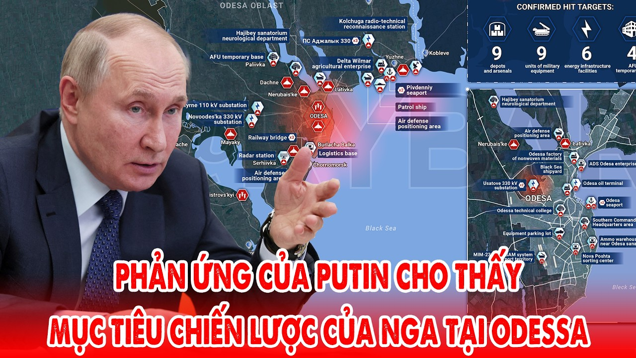 Phương Tây lo sợ mất Odessa vào tay Nga, Ukraine sẽ bị cô lập hoàn toàn khỏi biển Đen –