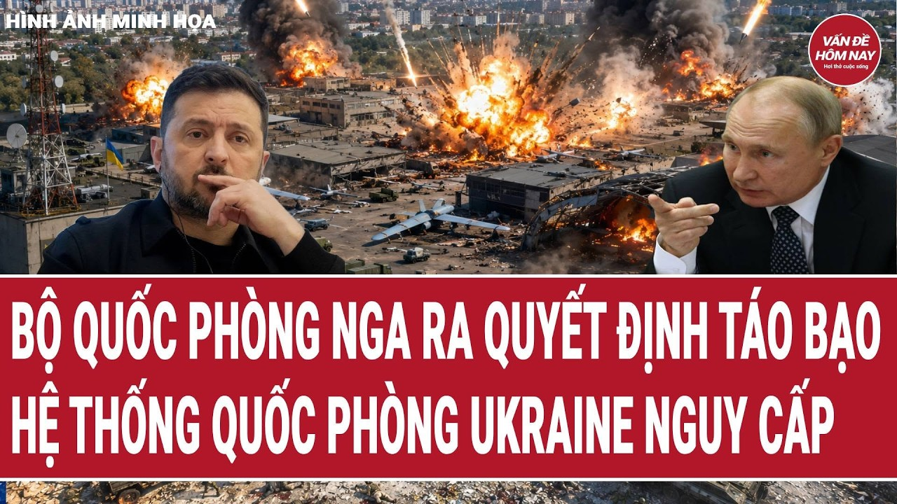Bản tin thế giới 27/7: Bộ quốc phòng Nga ra quyết định táo bạo, hệ thống quốc phòng Ukraine nguy cấp