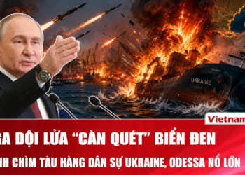 Nga dội tên lửa “càn quét” Biển Đen, đánh chìm tàu hàng dân sự Ukraine, nổ lớn rung chuyển Odessa
