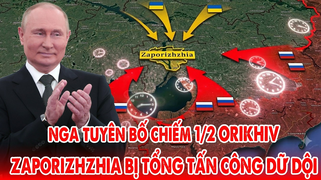Orikhiv trở thành điểm nóng, Nga tổng tấn công Zaporizhzhia – 5P Kiến Thức