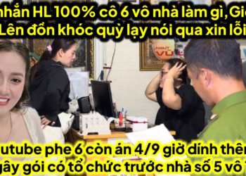 Tin ĐT Hồng Loan,Ni 100% 6 vô nhà ra sao,quậy bem giờ bị bế lên đồn khóc nói xin lỗi HL,toang phe 6