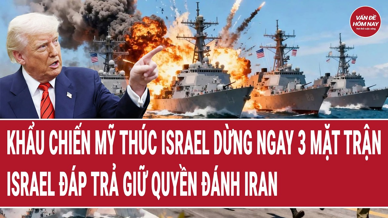 Điểm nóng 11/8: Khẩu chiến Mỹ thúc Israel dừng ngay 3 mặt trận, Israel đáp trả giữ quyền đánh Iran