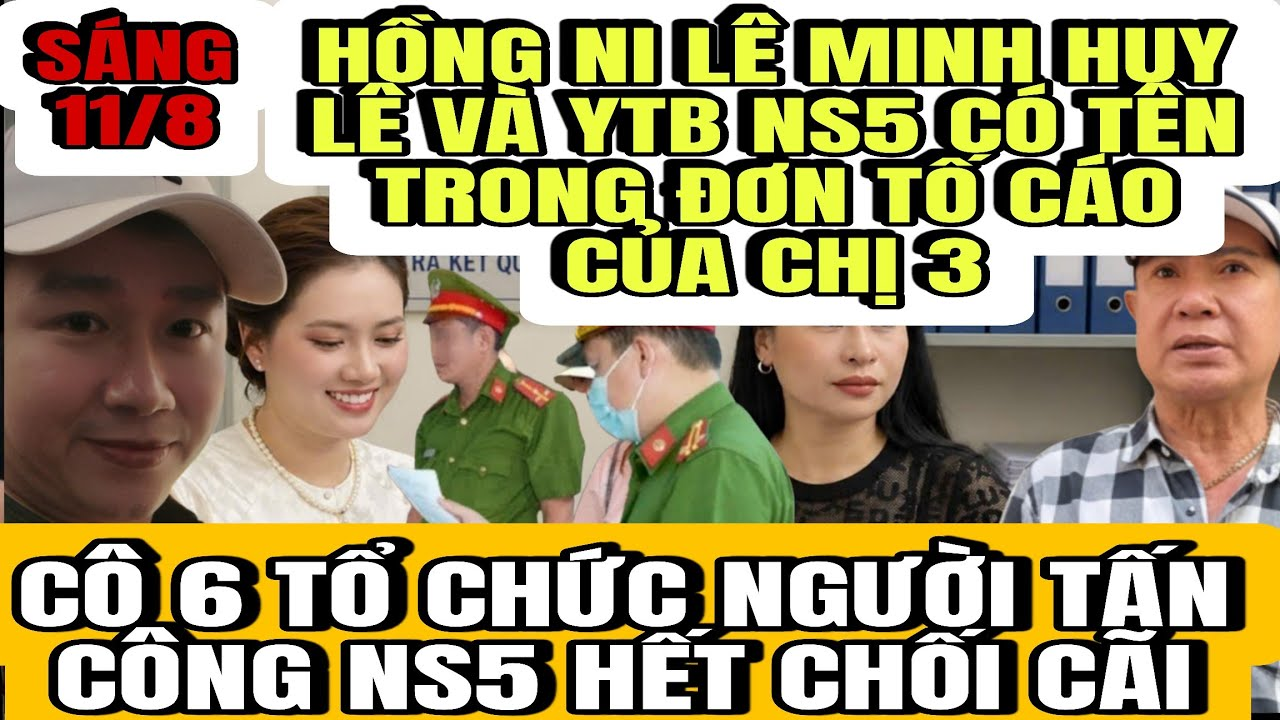 Cực Nóng Hồng Ni Lê Minh Huy Lê và YTB Nhà Số 5 Có Tên Trong Đơn Tố Cáo Của Chị Ba Dạ