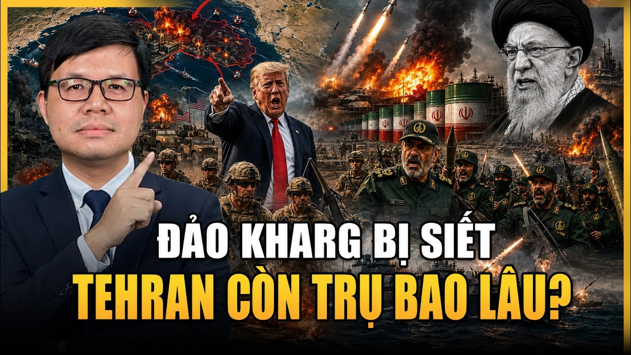 Iran Mất Huyết Mạch Dầu? – 9 Ngày Đảo Kharg Đình Trệ, 6 Yêu Sách Của Tehran Xuất Hiện