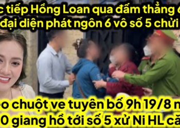 Trực tiếp Hồng Loan qua đấm thẳng mặt 6 và bà đại diện phát ngôn,ve heo tuyên bố xử đẹp Ni HL căng