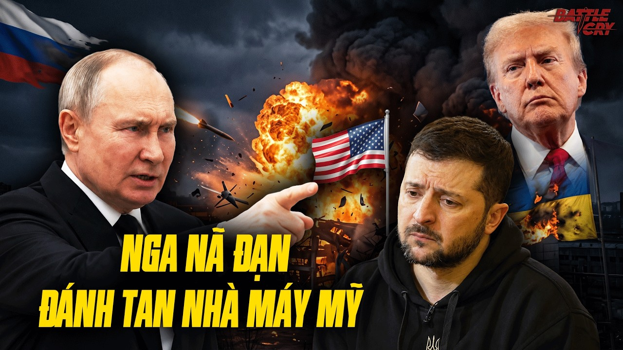 CÚ ĐÁNH CHẤN ĐỘNG CỦA NGA: PUTIN VƯỢT “LẰN RANH ĐỎ”, DÙNG TÊN LỬA HỦY DIỆT NHÀ MÁY CỦA MỸ TẠI KIEV