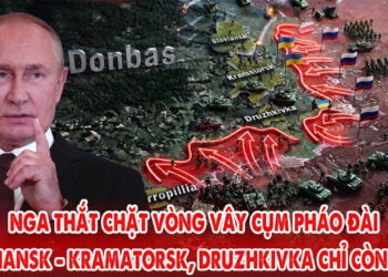 Nga thắt chặt vòng vây cụm pháo đài Sloviansk Kramatorsk, Druzhkivka chỉ còn 2km –