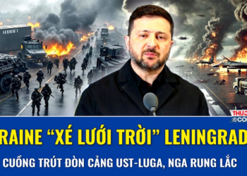 Ukraine “xé lưới trời” Leningrad, điên cuồng trút đòn cảng chiến lược Ust-Luga, Nga rung lắc bần bật