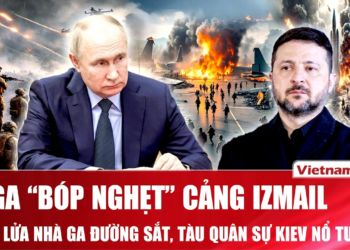 Thời sự Quốc tế sáng 15/8: Nga bóp nghẹt cảng Izmail, dội lửa nhà ga đường sắt, tàu Ukraine nổ tung