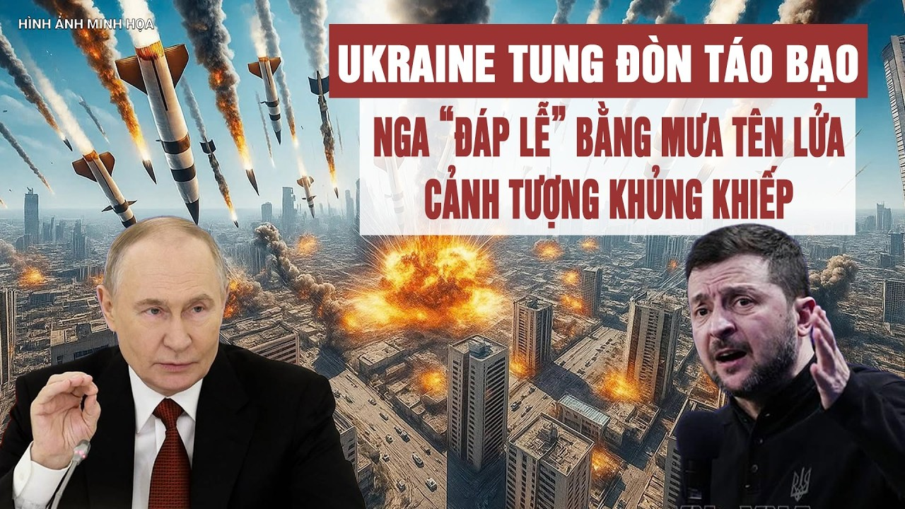Toàn cảnh 18/8: Ukraine tung đòn táo bạo, Nga lập tức “đáp lễ” bằng mưa tên lửa, Kiev báo động đỏ