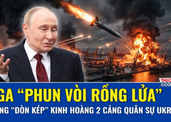 Thời sự Quốc tế sáng 21/8:Nga “phun vòi rồng lửa”, giáng “đòn kép” kinh hoàng 2 cảng quân sự Ukraine