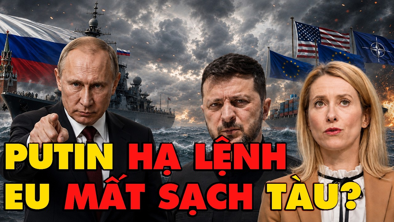 Putin hạ lệnh bắt giữ loạt tàu phương Tây, Ukraine khốn đốn, Mỹ tái mặt với Triều Tiên