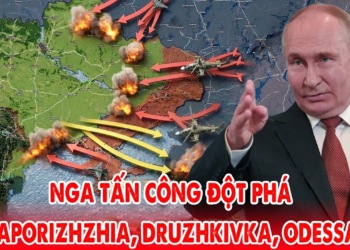 Nga tấn công đột phá Zaporizhzhia, Druzhkivka và Odessa