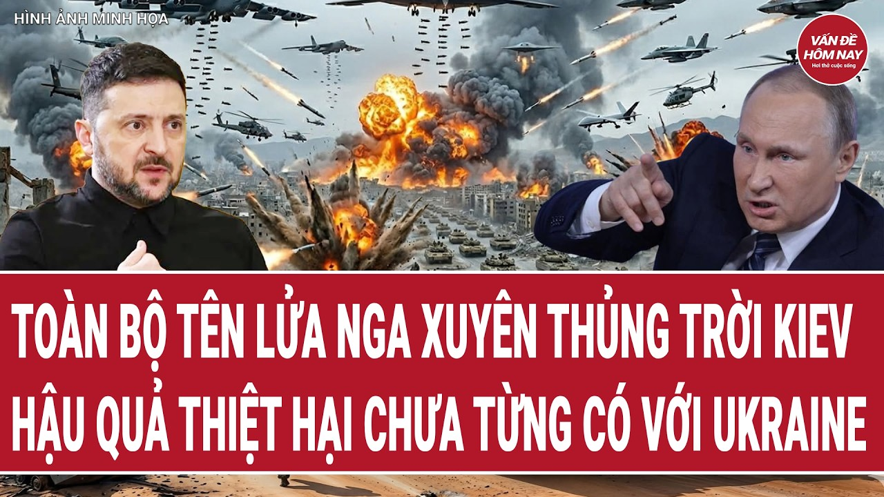 Điểm nóng 6/8: Toàn bộ tên lửa Nga xuyên thủng trời Kiev, hậu quả thiệt hại chưa từng có với Ukraine