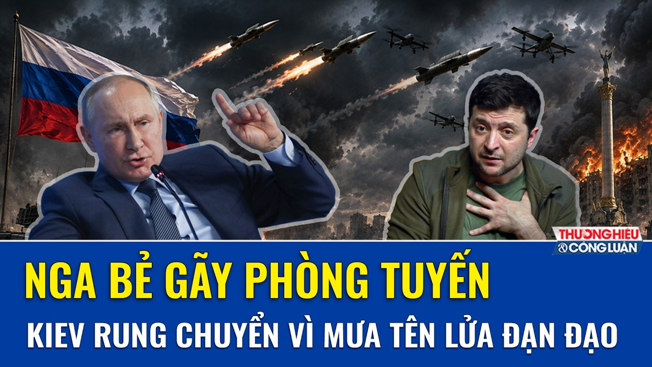 Nga trút mưa tên lửa xuống Kiev, thành phố rung chuyển trong đêm, Kharkiv tiếp tục mất thêm địa bàn