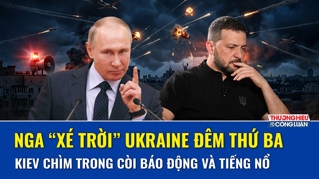 Thời sự Quốc tế sáng 30/8: Nga “cuồng nộ” dồn đòn ngày thứ 3, Kiev báo động giữa bão UAV dồn dập