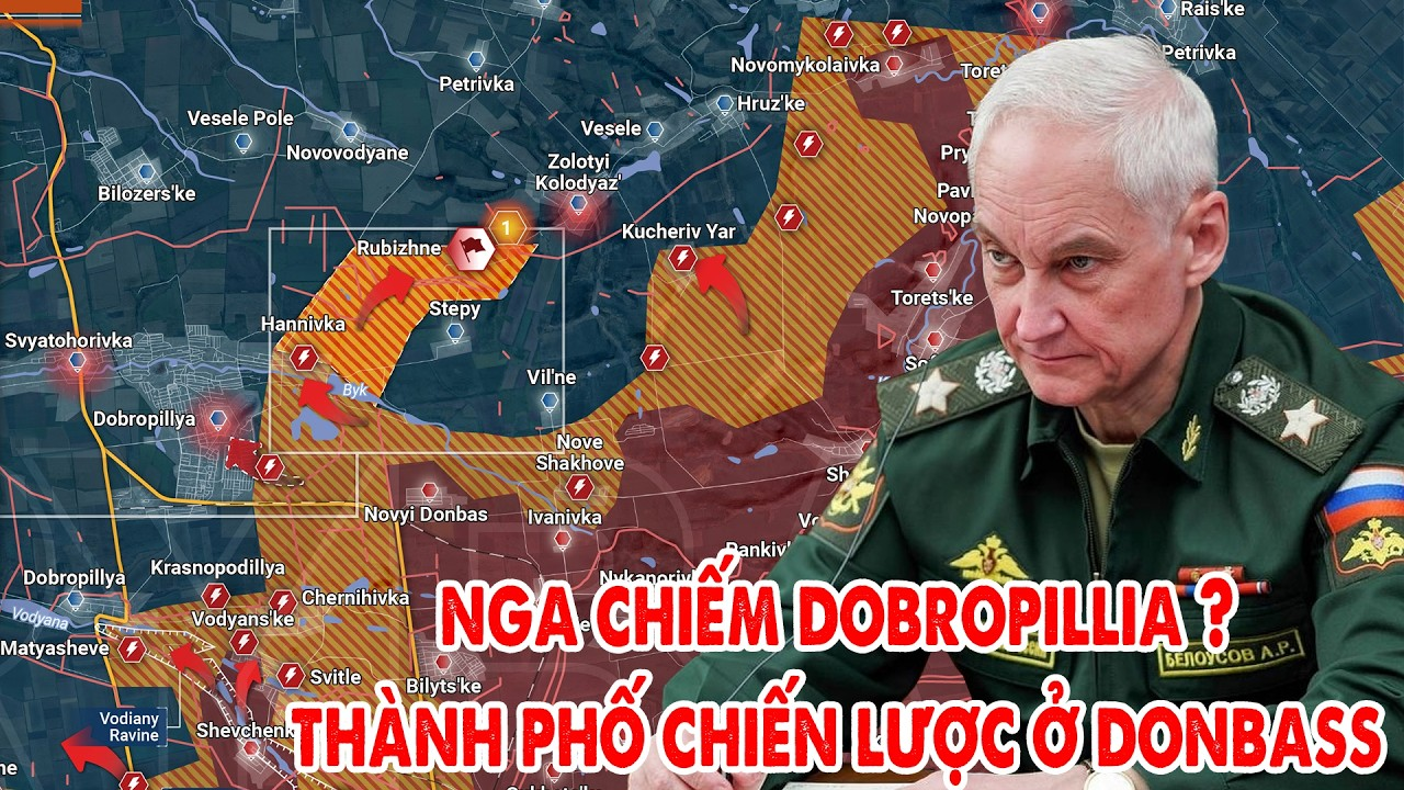 Chiến sự Ukraine: Nga tấn công Dobropillia, quyết chiếm thành phố chiến lược ở Donbass
