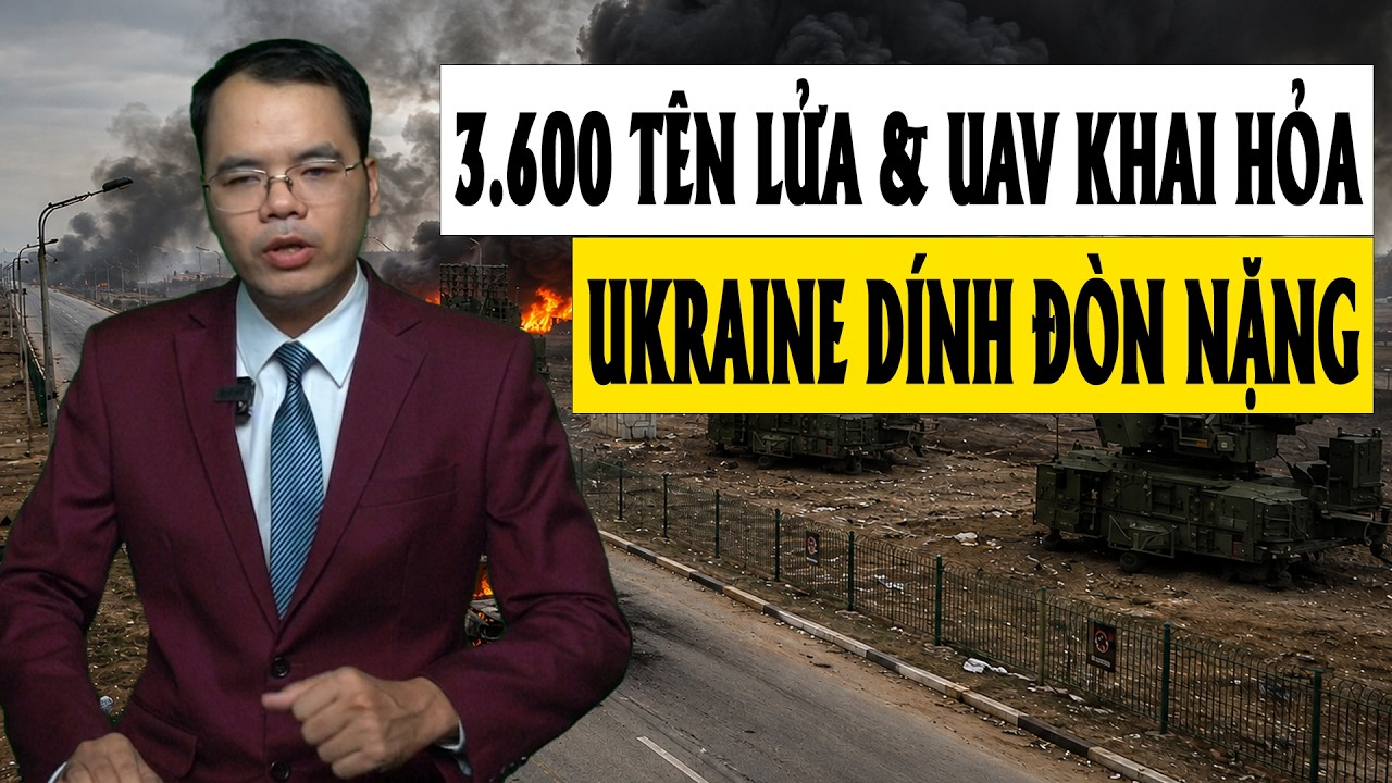 Nga Tung Ra 3.600 Tên Lửa Và UAV – Ukraine Hứng Trọn Cơn Mưa Hỏa Lực