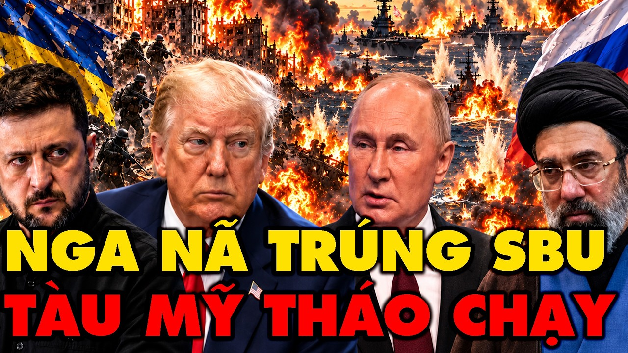 Nga nã trúng trụ sở SBU ở Kiev? Zelensky bất lực, Iran dội tên lửa thẳng tàu chiến Mỹ
