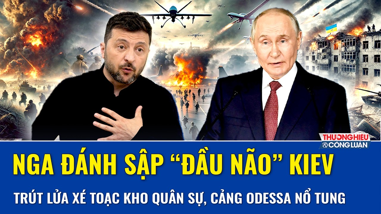 Thời sự Quốc tế sáng 2/9: Nga đánh sập “đầu não” Kiev, trút lửa xé toạc kho quân sự, Odessa nổ tung