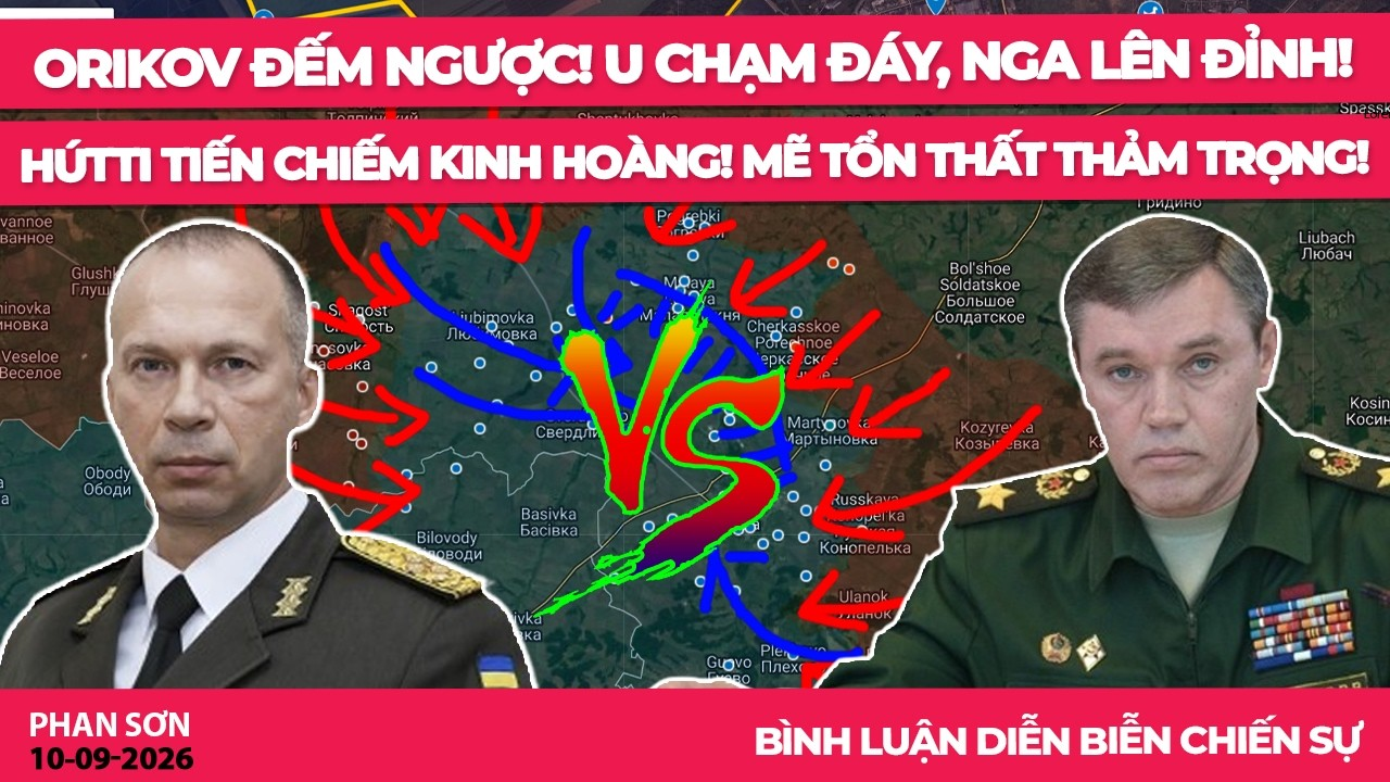 Orikov đếm ngược! U chạm đáy, Nga lên đỉnh! HútTi tiến chiếm kinh hoàng! Mẽ tổn thất thảm trọng!