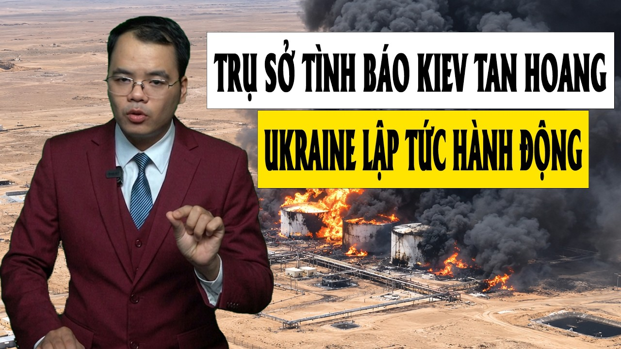 Nga Đánh Thẳng Trụ Sở Tình Báo Ukraine – Zelensky Lập Tức Ra Lệnh Khẩn Cấp?