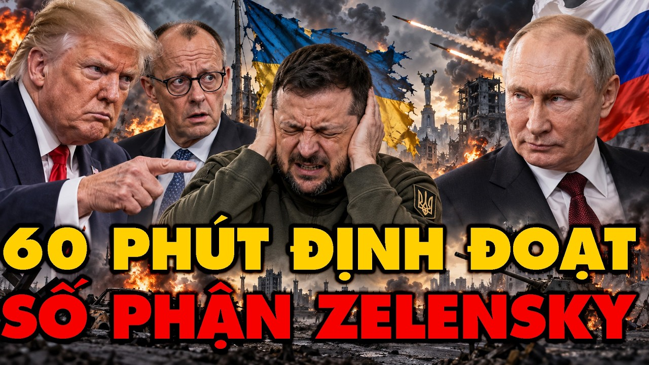 60 phút định đoạt, Putin và Trump chốt hạ bàn cờ Ukraine, dấu chấm hết cho Zelensky