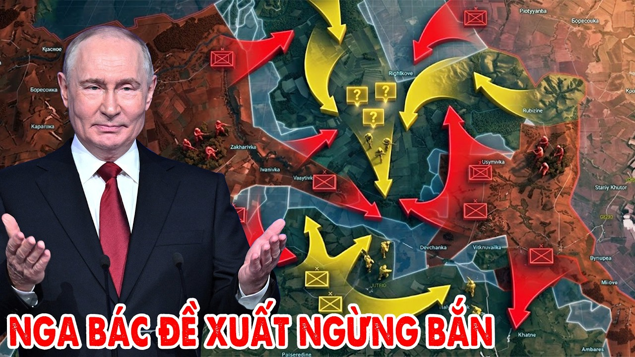 Nga bác đề xuất ngừng bắn trên không với Ukraine