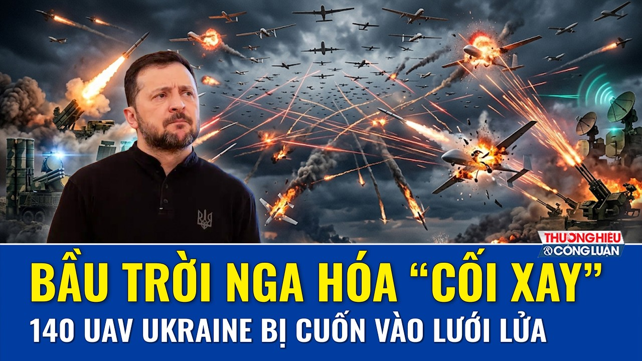 Thời sự Quốc tế trưa 14/9: UAV Ukraine phủ trời, Nga dựng thiên la địa võng từ Crimea tới Biển Đen