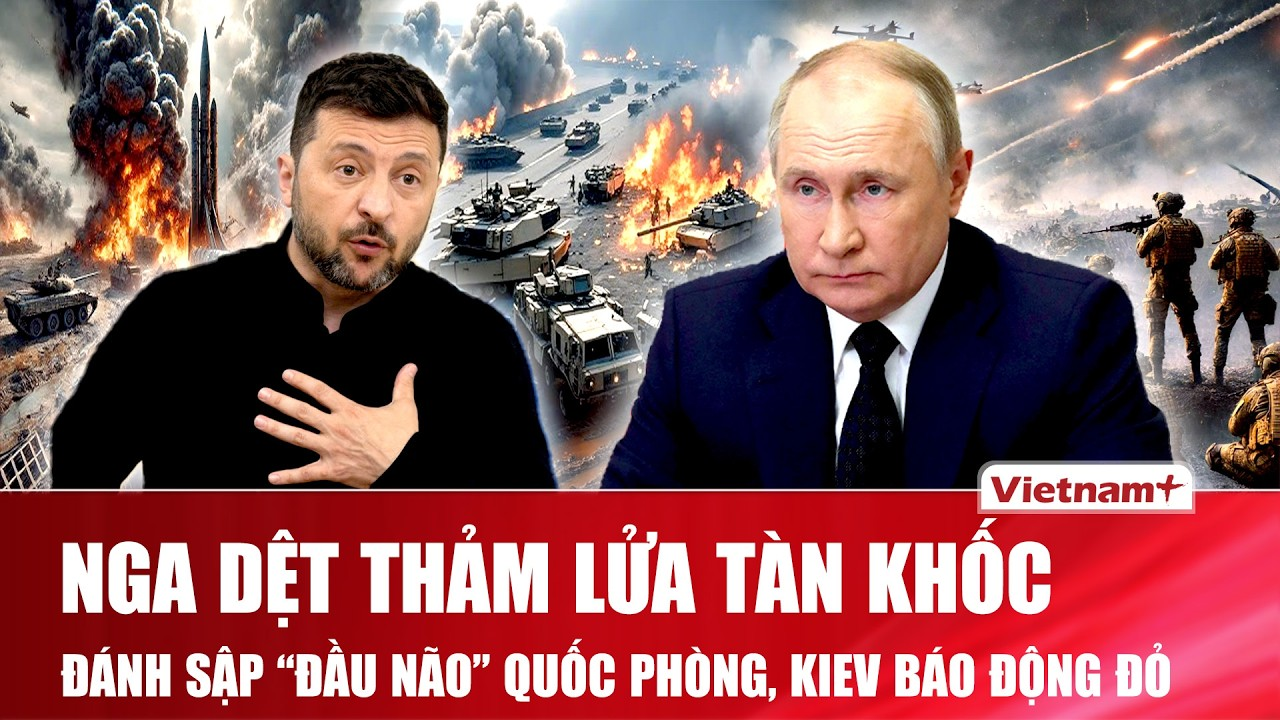 Thời sự Quốc tế sáng 16/9: Nga dệt thảm lửa, đánh sập “đầu não” quốc phòng, Kiev báo động