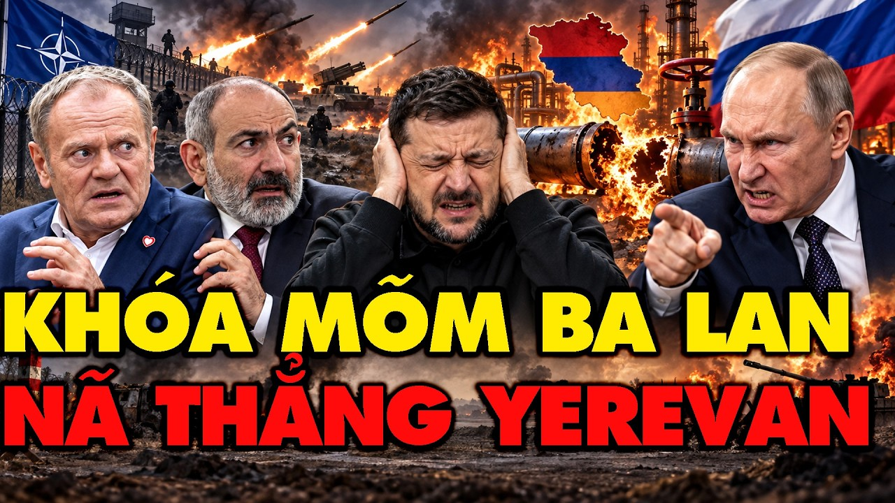 Ba Lan gáy to với Putin, Nga nã thẳng hỏa lực nắn gân NATO, trừng phạt Armenia dám theo Mỹ