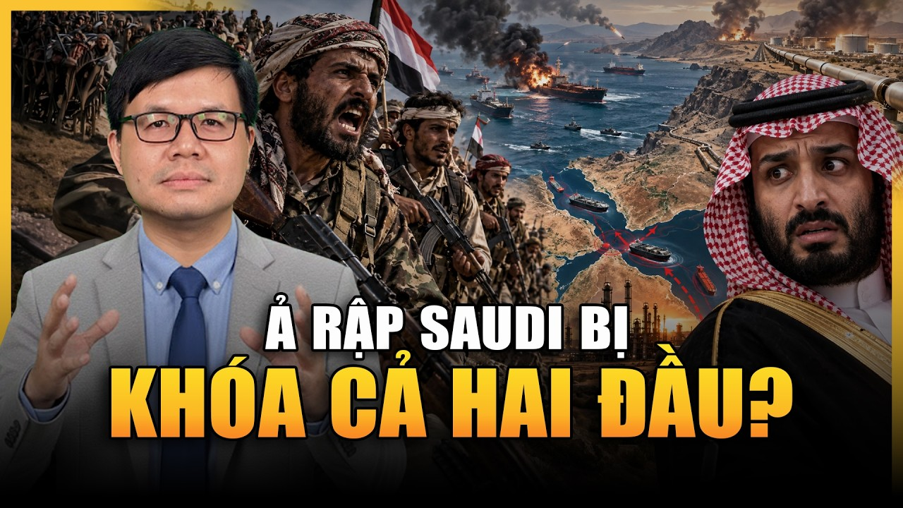 Houthi Tiến Thêm 2.600 Km², Bab el-Mandeb Báo Động: Riyadh Có Thể Mất Tuyến Dầu Dự Phòng?