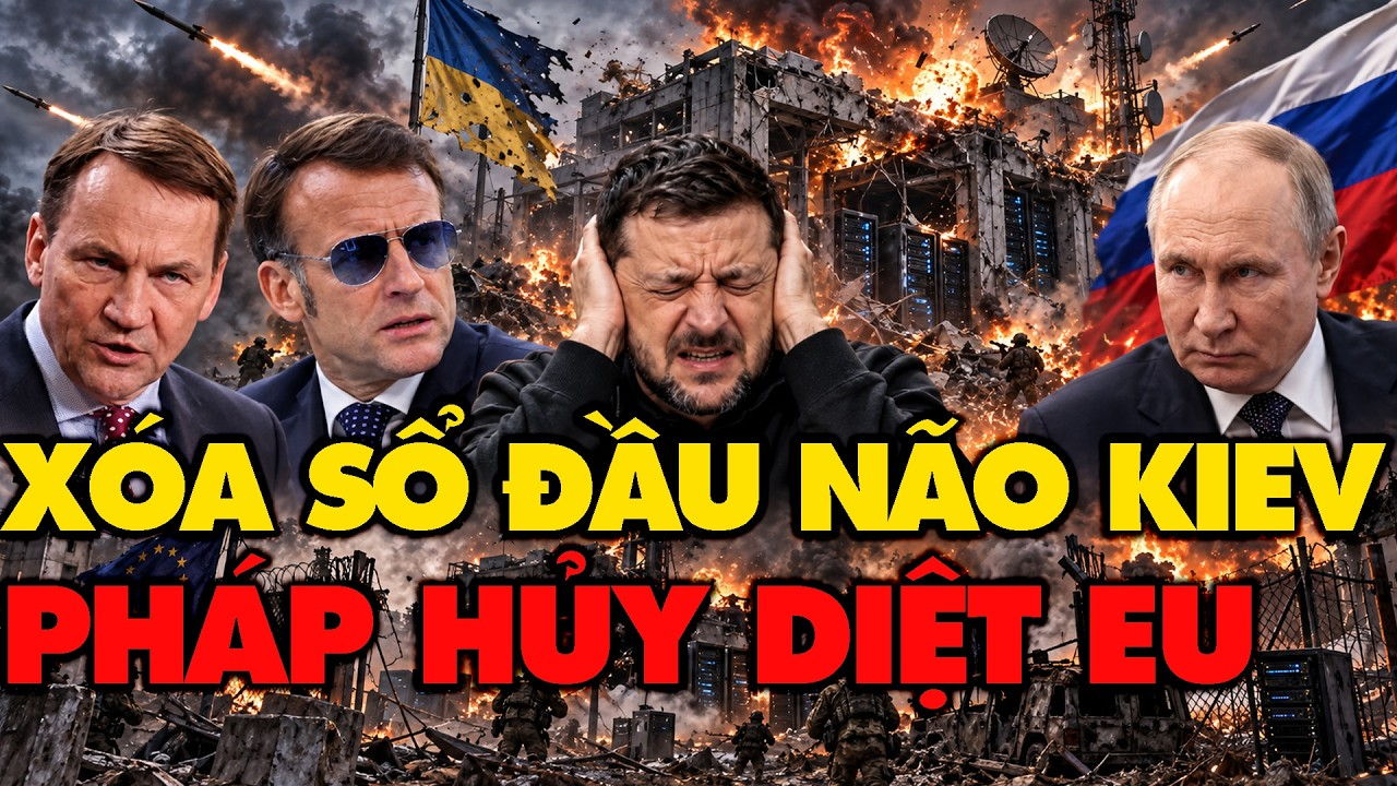 Nga san phẳng đầu não tình báo Kiev, Putin nã thẳng mặt NATO, Pháp sắp phá nát EU