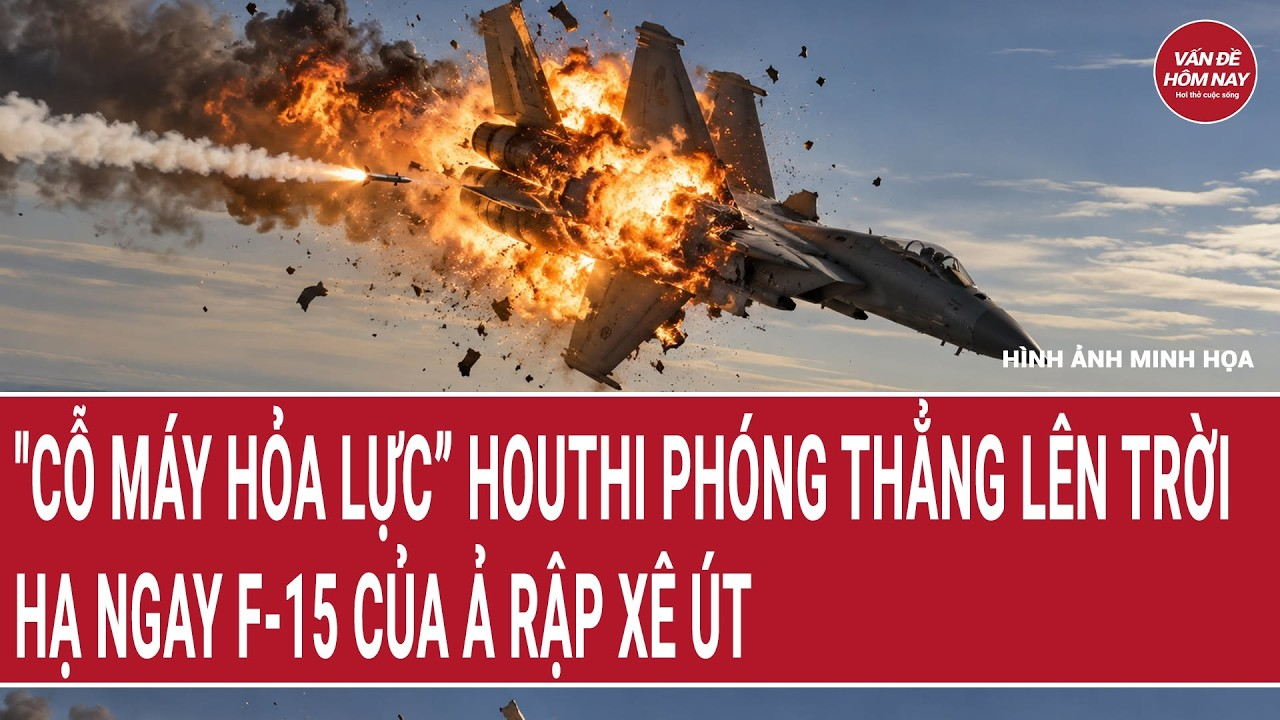 Tin thế giới: “Cỗ máy hỏa lực” Houthi phóng thẳng lên trời hạ ngay F-15 của Ả Rập Xê Út