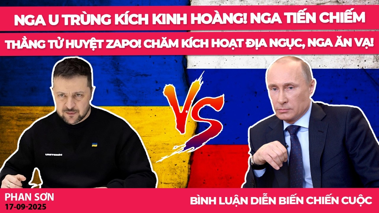 Nga U trùng kích kinh hoàng! Nga tiến chiếm thẳng tử huyệt Zapo! Chăm kích hoạt Địa Ngục, Nga ăn vạ!