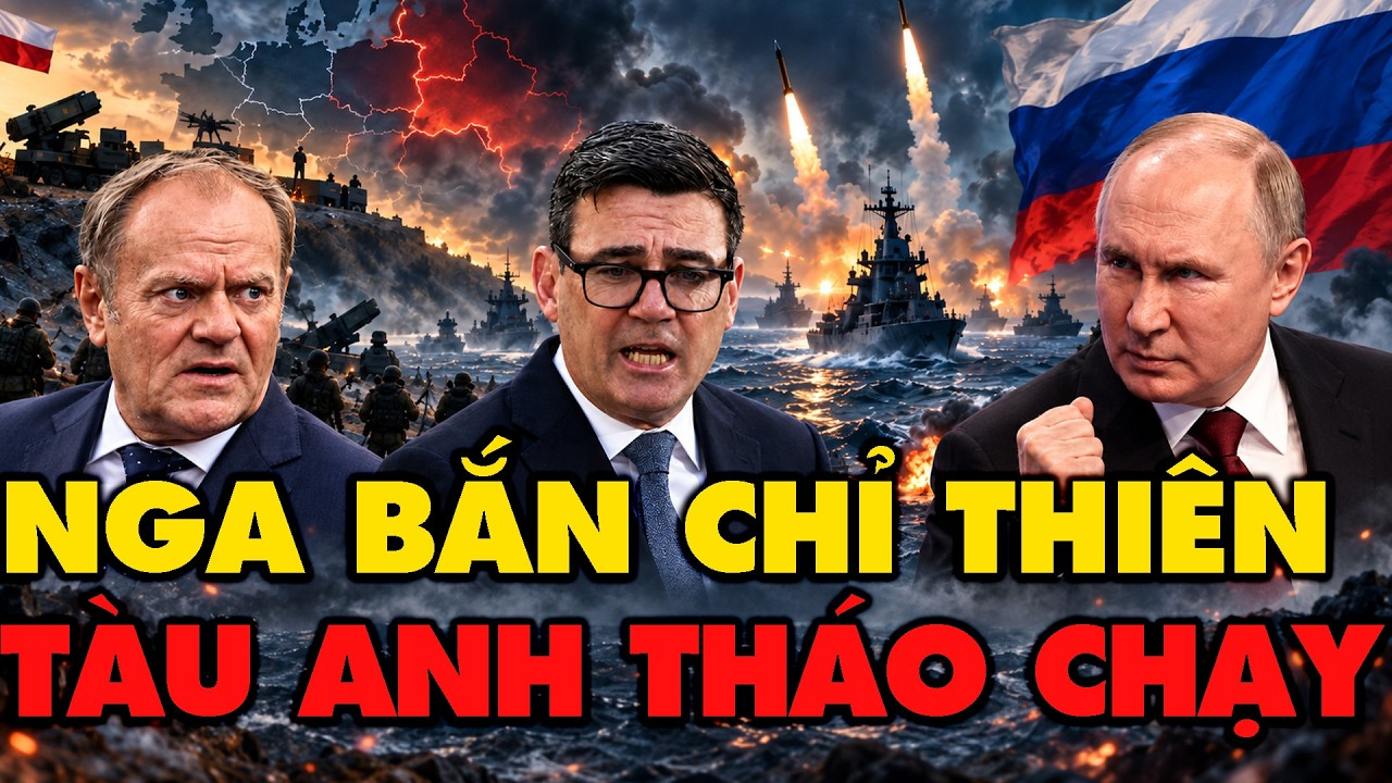 Nga khai hỏa cảnh cáo Anh, Tiêm kích Ý trúng đòn, Putin tung tối hậu thư khiến Ba Lan lạnh gáy