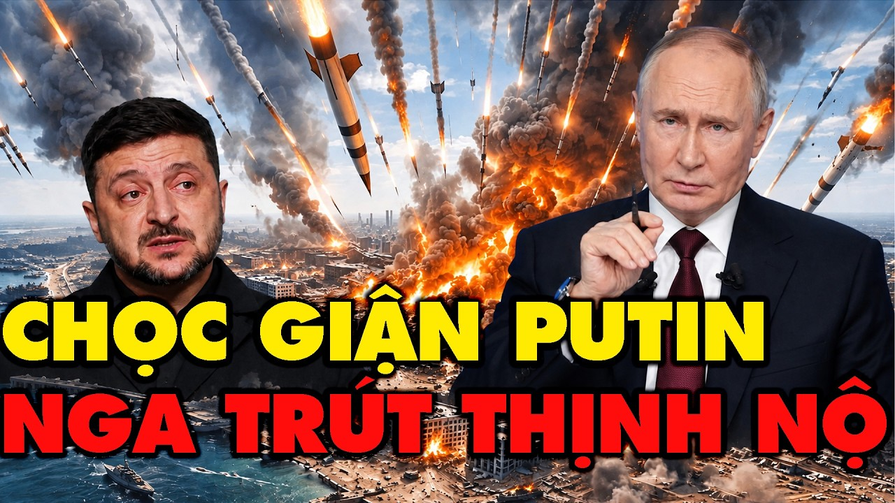 CƠN THỊNH NỘ đáp trả của Putin cho canh bạc UAV gây quá nhiều thảm kịch từ Ukraine