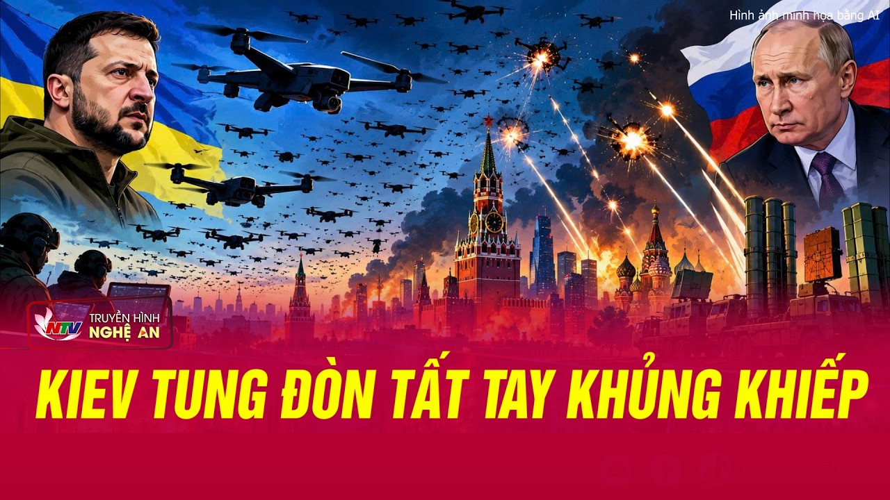 CHẤN ĐỘNG: Nga hứng chịu “CƠN BÃO” UAV Ukraine CHƯA TỪNG CÓ ngay trong ngày bầu cử | PHÂN TÍCH