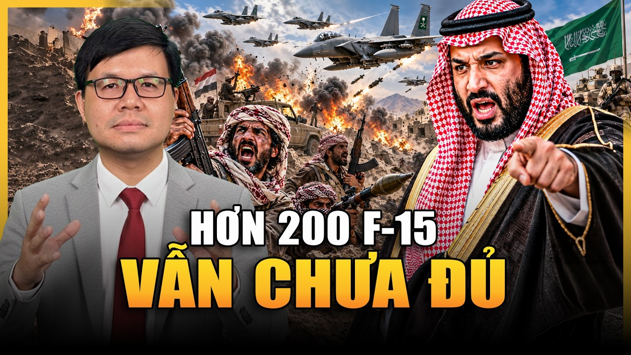 Hơn 200 F-15 Vẫn Chưa Giải Được Bài Toán Houthi: Ả Rập Saudi Đối Mặt Cuộc Chiến Tiêu Hao Ra Sao