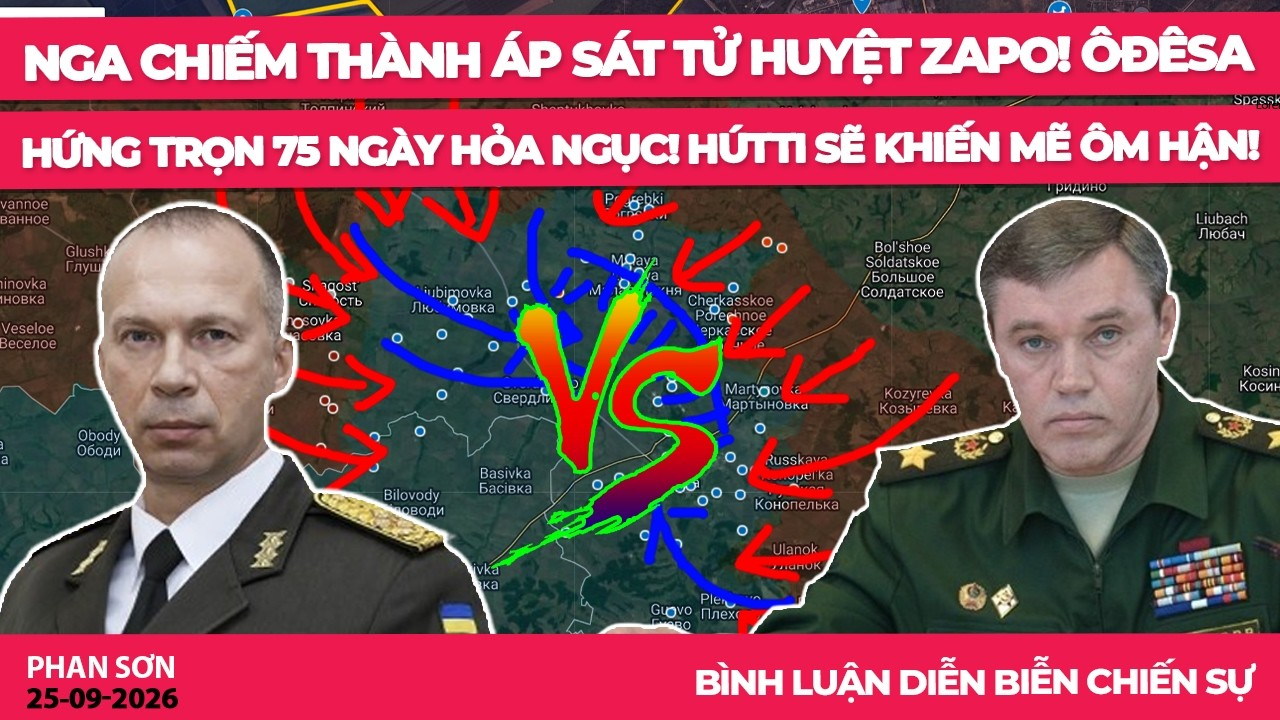 Nga chiếm thành áp sát tử huyệt Zapo! ÔĐêSa hứng trọn 75 ngày Hỏa Ngục! HútTi sẽ khiến Mẽ ôm hận!