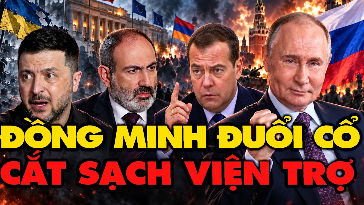 Nga giáng đòn Armenia, Bulgaria trục xuất đại sứ Ukraine, tuyên bố cắt viện trợ