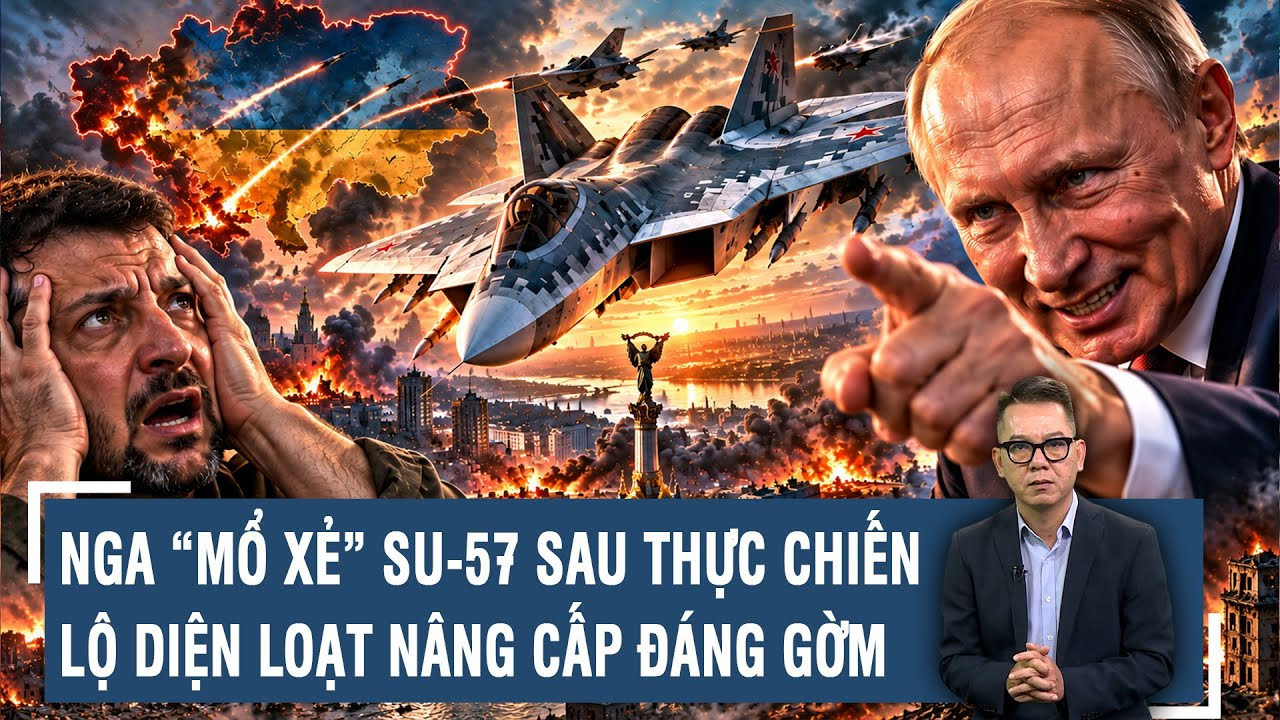 BÌNH QUÂN SỰ: SU-57 bất ngờ “mở khóa” sức mạnh mới, Nga đã học được gì từ xung đột tại Ukraine?