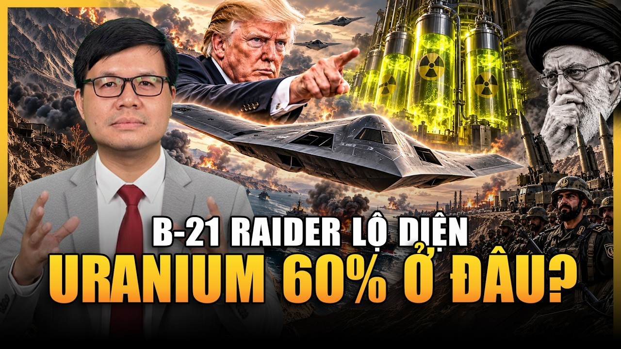 B-21 Raider Áp Sát Iran? Mỹ Phô Diễn Sức Mạnh Giữa Lúc Đàm Phán Về Uranium 60% Đang Căng Thẳng