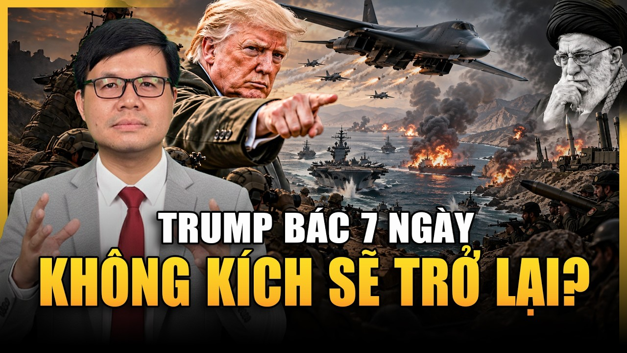 Iran Đưa Ra Lối Thoát 7 Ngày, Nhưng Trump Vẫn Giữ Ngón Tay Trên “Cò Súng”