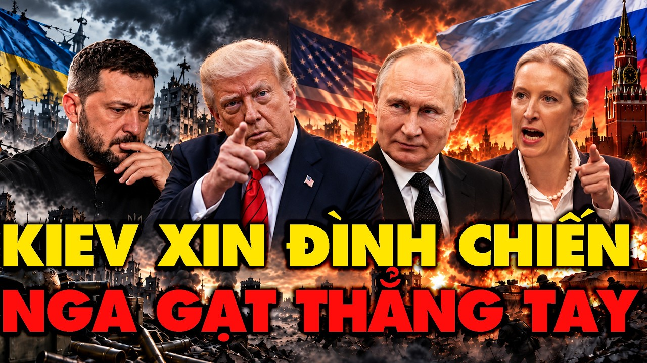 Kiev van xin đình chiến, Putin gạt thẳng tay, Đảng thân Nga tại Đức bắt tay Moscow, EU sốc
