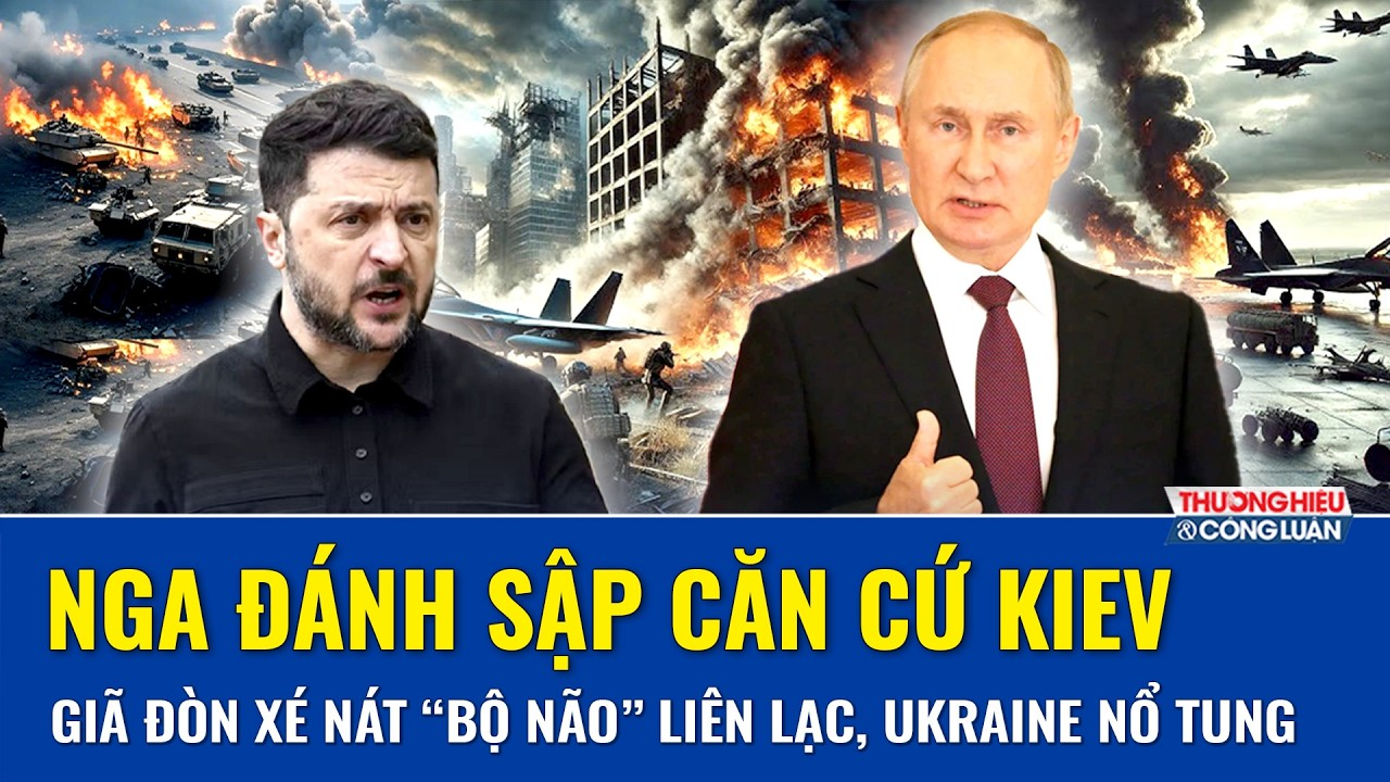 Thời sự Quốc tế trưa 29/9: Nga đánh sập căn cứ Kiev, giã đòn xé nát bộ não liên lạc, Ukraine nổ tung