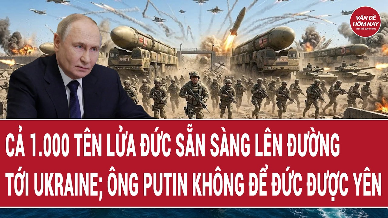Vấn đề hôm nay 4/9: Cả 1.000 tên lửa Đức sẵn sàng lên đường tới Ukraine; Nga không để Đức được yên
