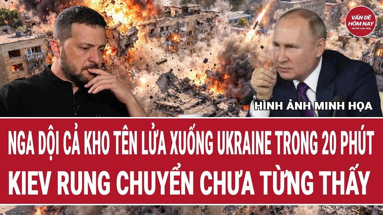 Điểm nóng 1/10: Nga dội cả kho tên lửa xuống Ukraine trong 20 phút, Kiev rung chuyển chưa từng thấy